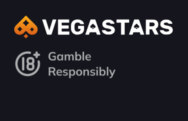 VegaStar Casino logo with 18+ "Gamble Responsibly" badge — 21+ disclaimer for PAGCOR-domestic.